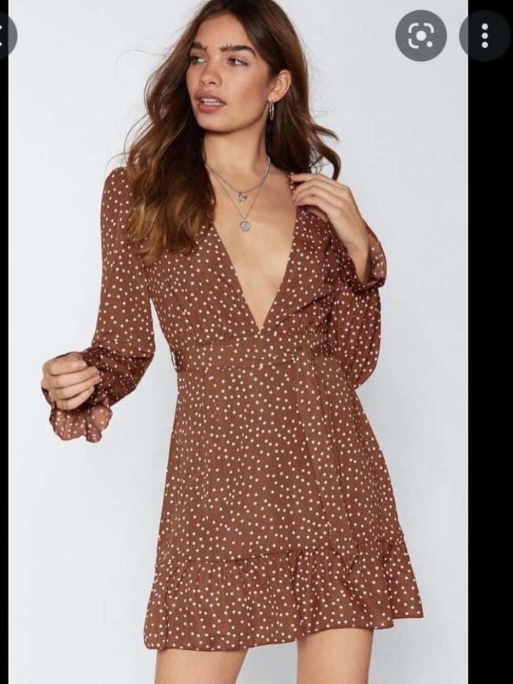 NASTY GAL If You Dot It, Flaunt it Spotty Dress